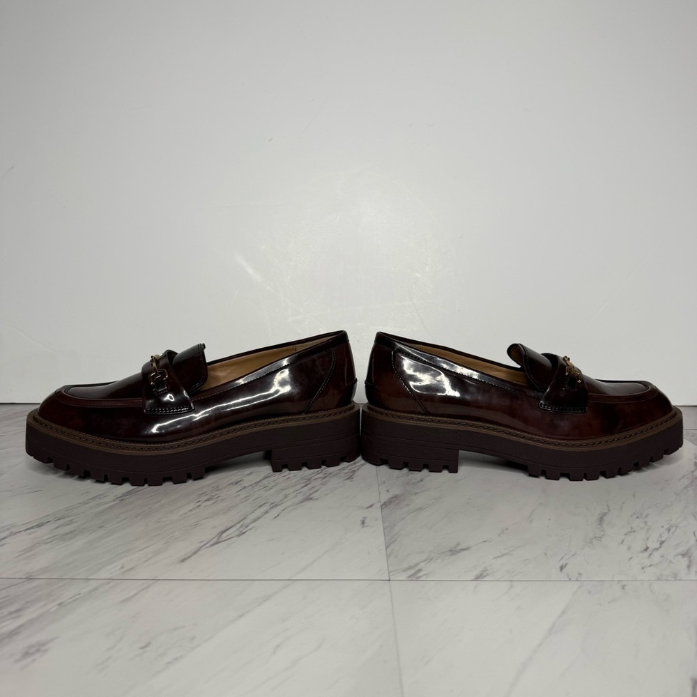 Sam Edelman Laurs Lug Sole Brown Loafer 9M - Picture 7 of 15